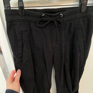 James Perse Black Track Pants